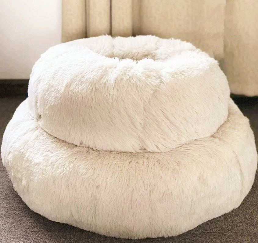 Cozy Round Plush Pet Bed