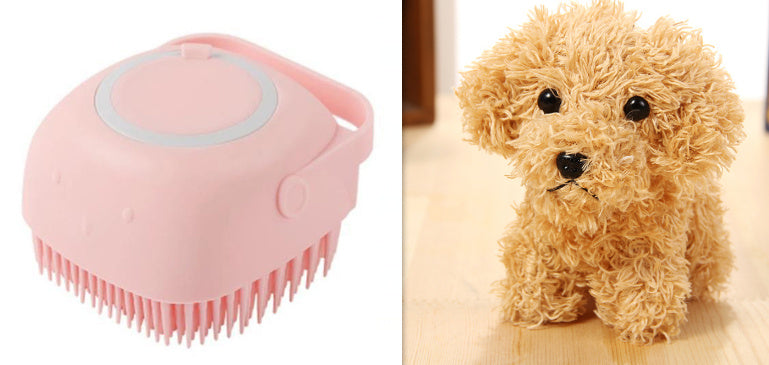 Silicone pet Bath Brush