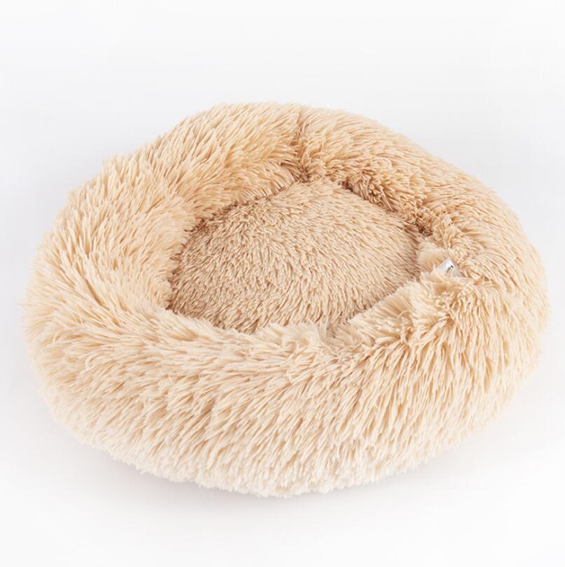 Cozy Round Plush Pet Bed