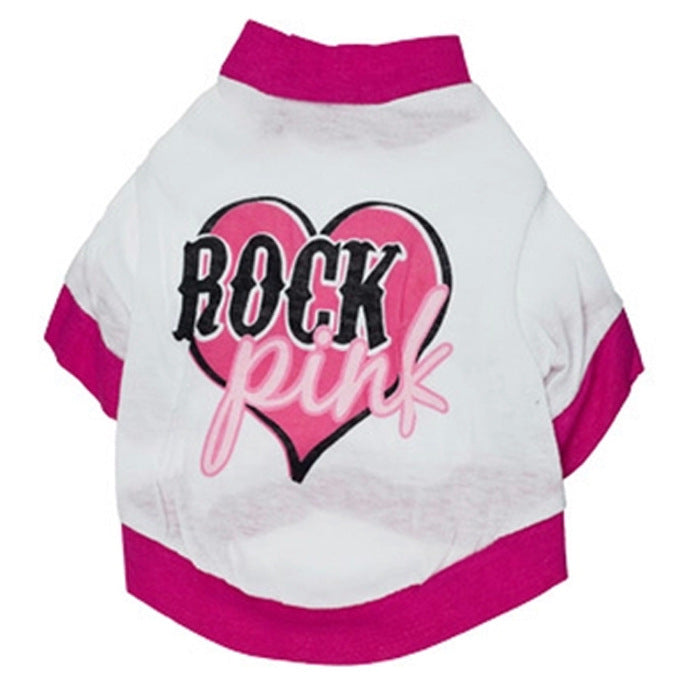 Rock pink pet T-shirt