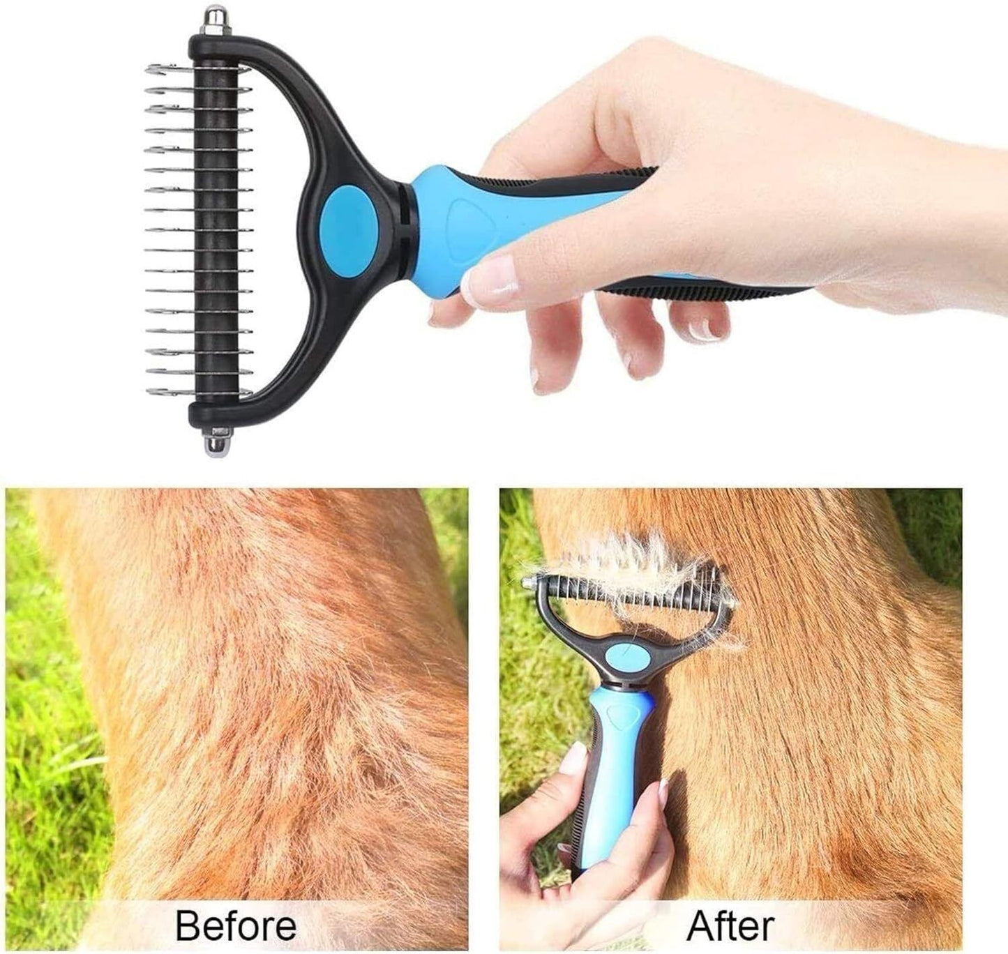 Deshedding Brush for Pet Grooming