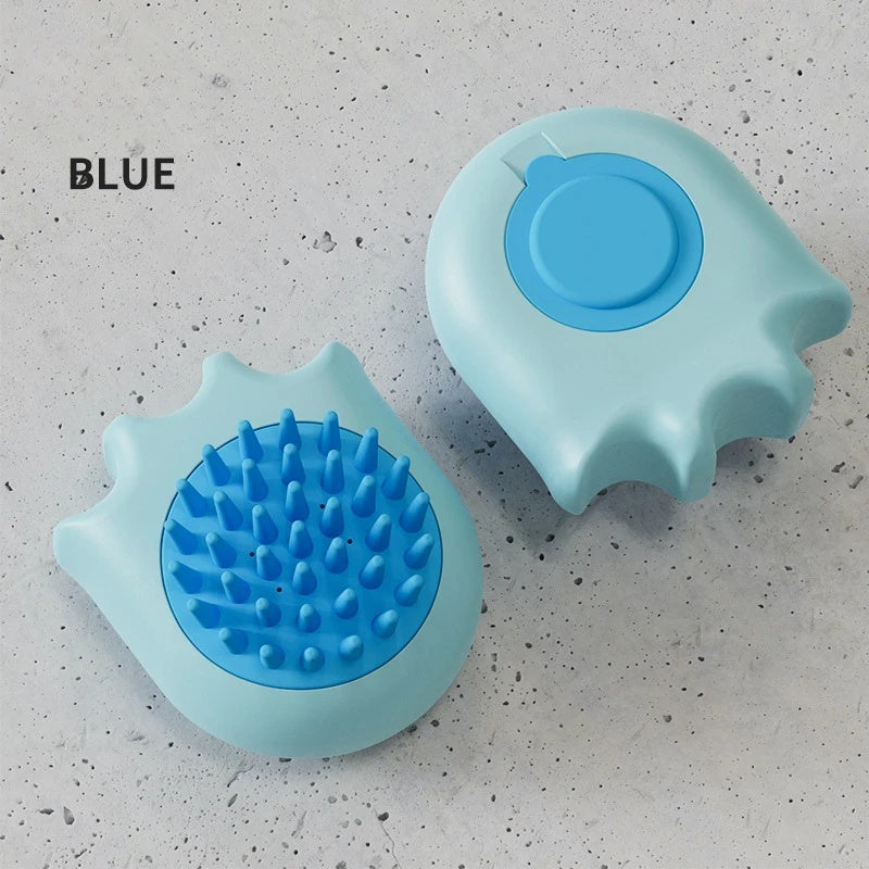 Pet Bath Brush Massage Brush Massage Comb Cat And Dog Bath Brush Pet Cleaning Supplies With Shampoo Box Pet Dog Brush