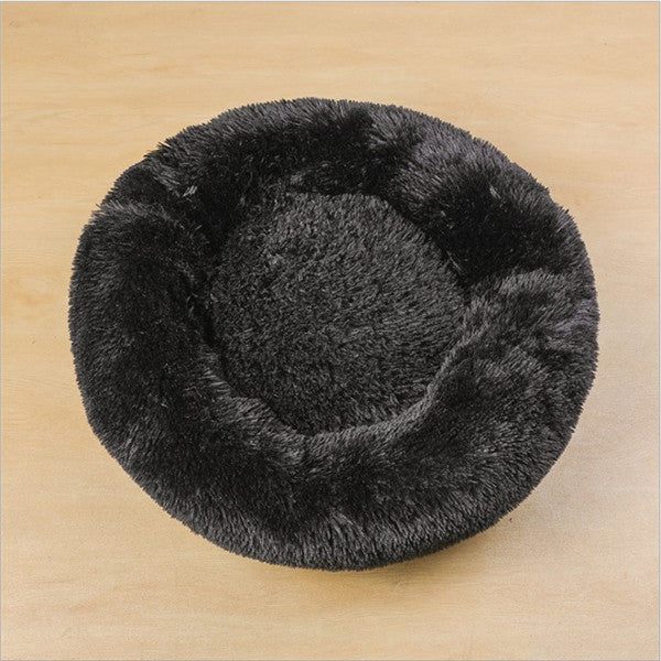 Cozy Round Plush Pet Bed