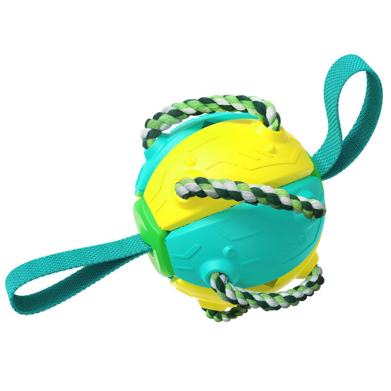 Dog Toy Balls With Chewing Ropes