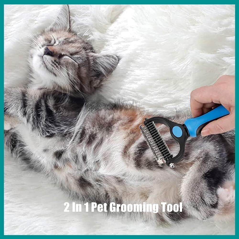 Deshedding Brush for Pet Grooming