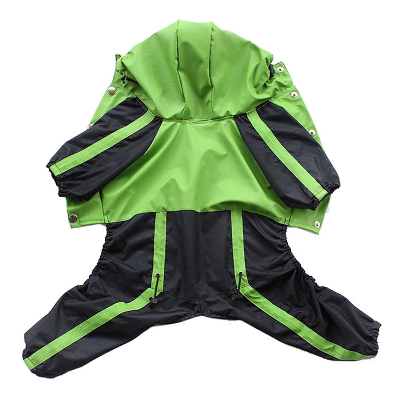 Large dog pet raincoat