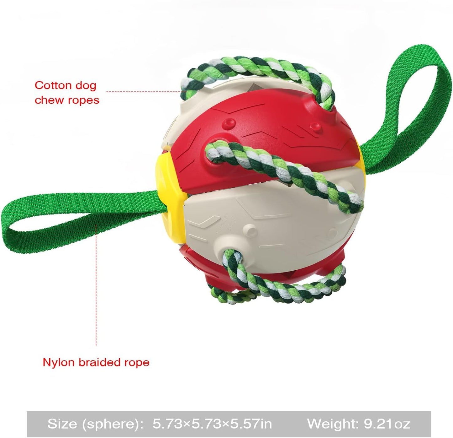 Dog Toy Balls With Chewing Ropes