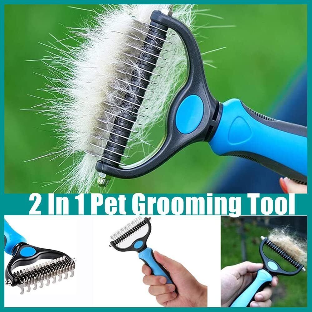 Deshedding Brush for Pet Grooming