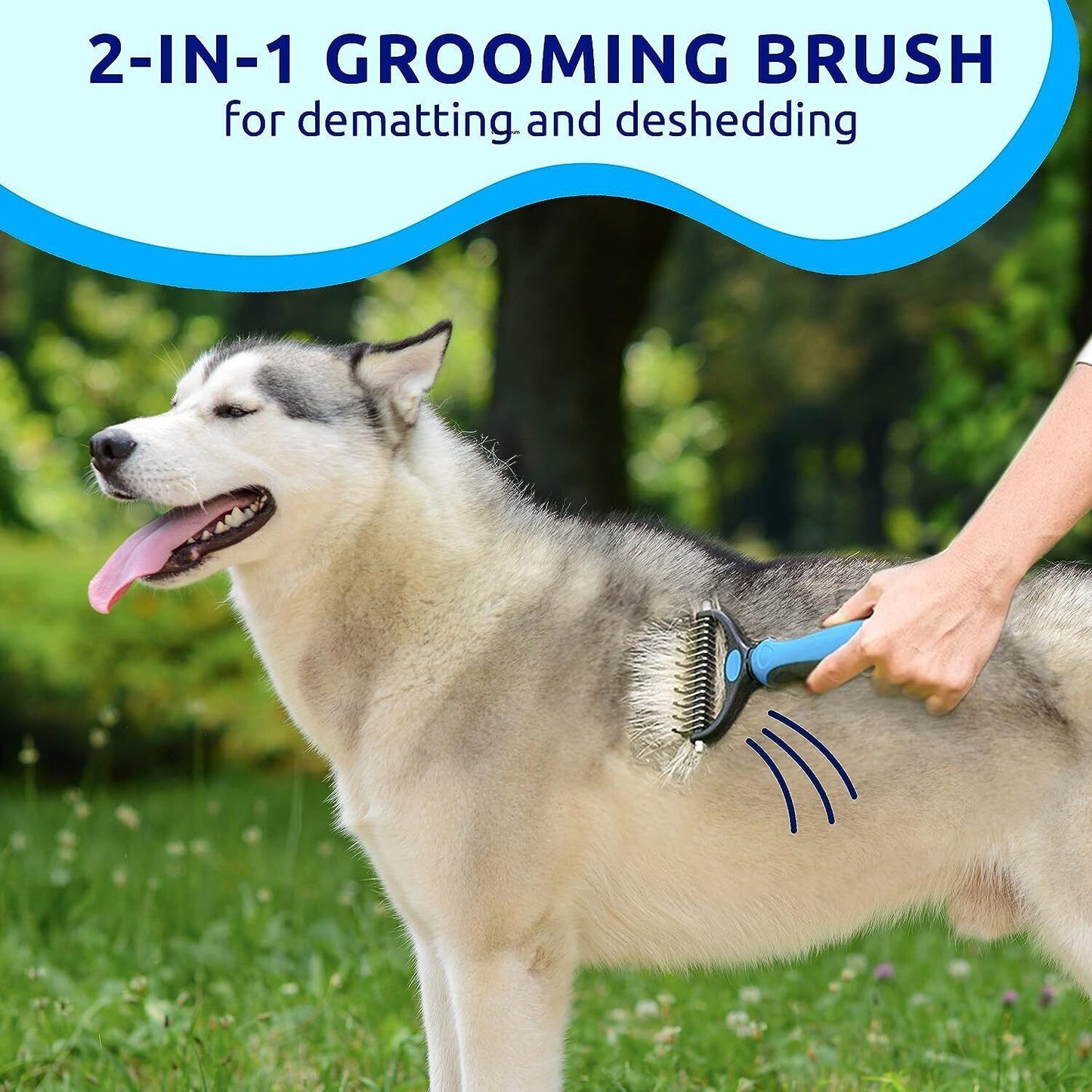 Deshedding Brush for Pet Grooming