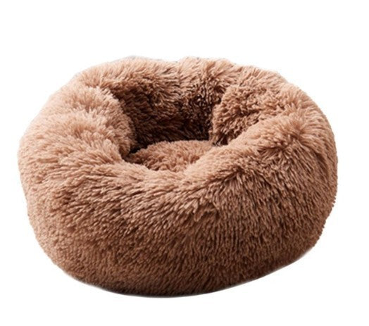 Cozy Round Plush Pet Bed