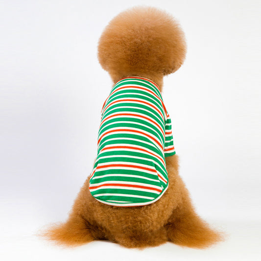 Striped dog T-shirt