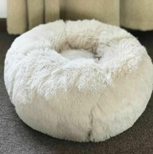 Cozy Round Plush Pet Bed