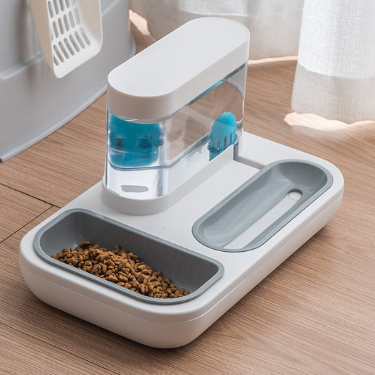 automatic pet food and water dispenser