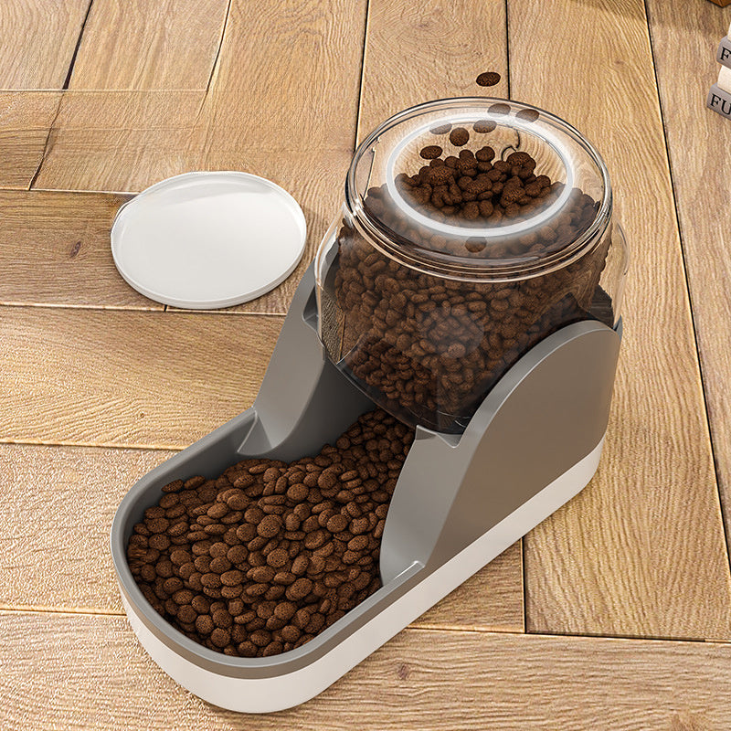 Automatic pet foot and water dispenser