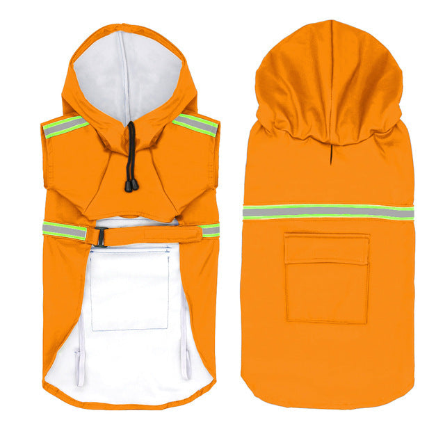 Waterproof Reflective Dog Raincoat