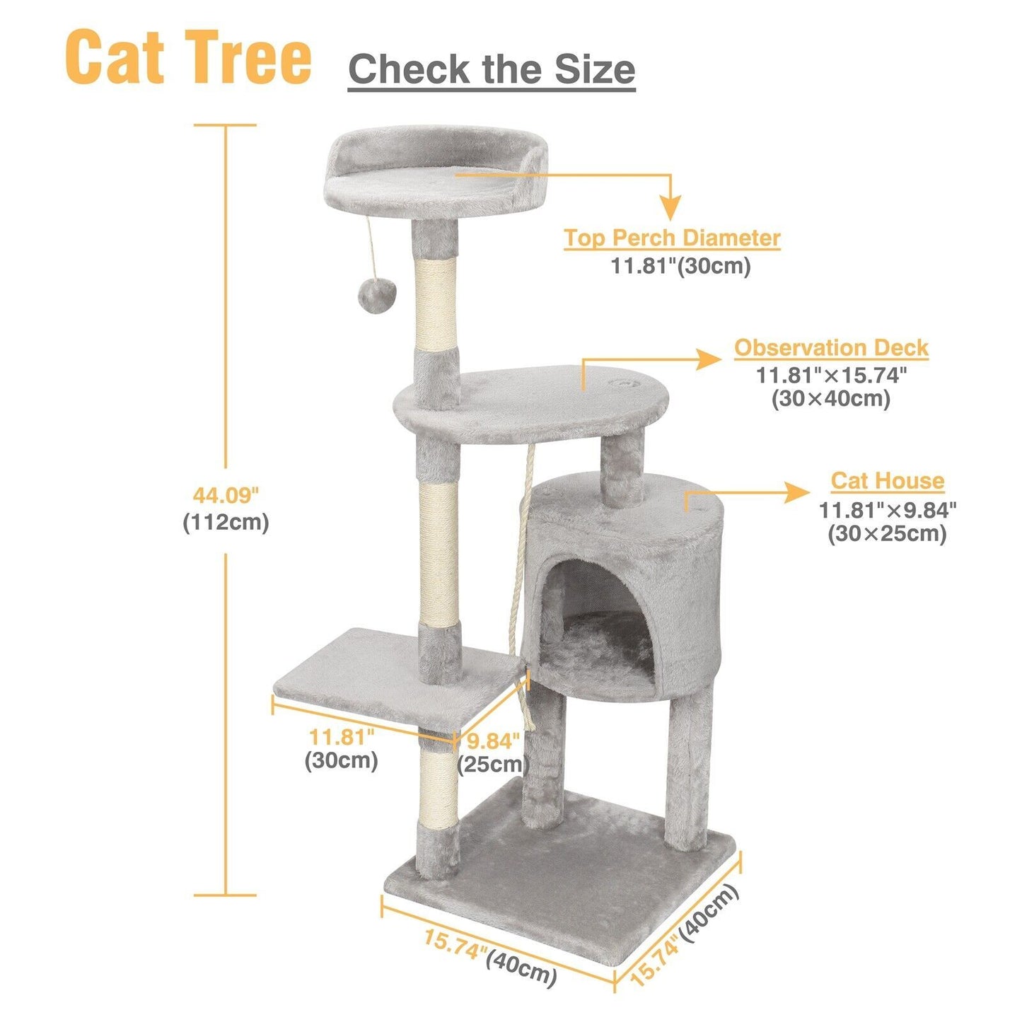 4-story Cat Climbing Frame