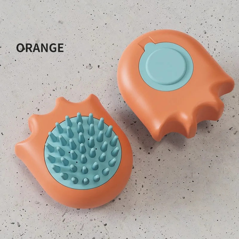 Pet Bath Brush Massage Brush Massage Comb Cat And Dog Bath Brush Pet Cleaning Supplies With Shampoo Box Pet Dog Brush