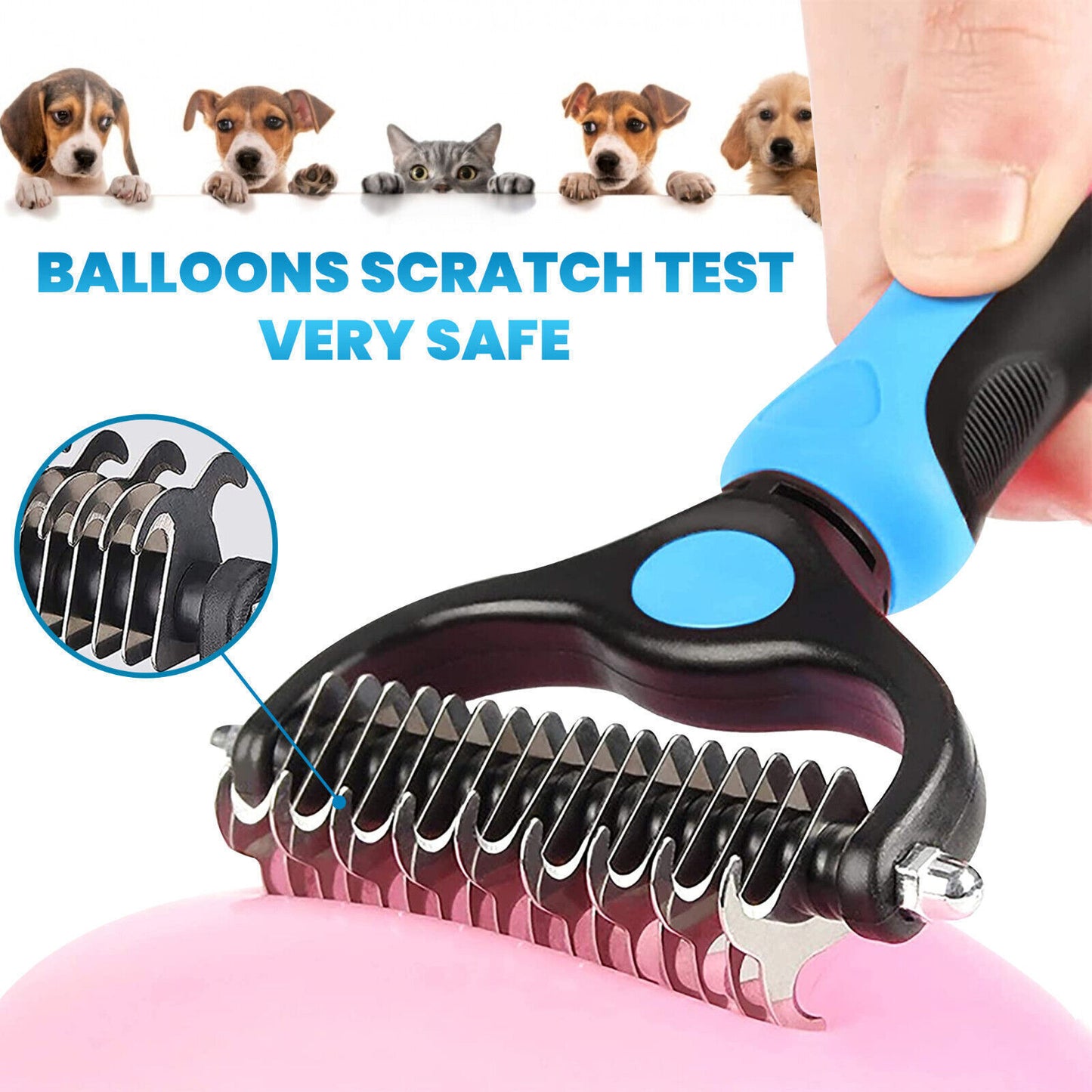 Deshedding Brush for Pet Grooming