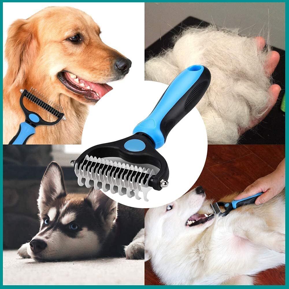 Deshedding Brush for Pet Grooming