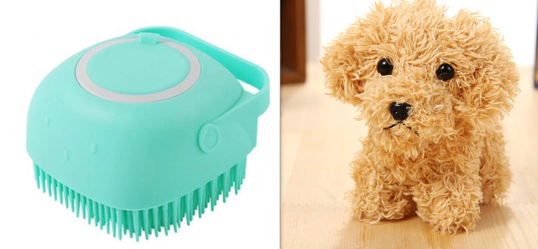 Silicone pet Bath Brush